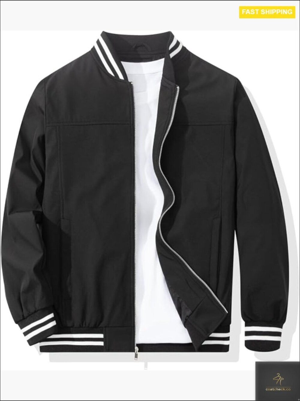 Classic Bomber Jacket Lightweight Windbreaker Stylish Men's Aviator Jacket
